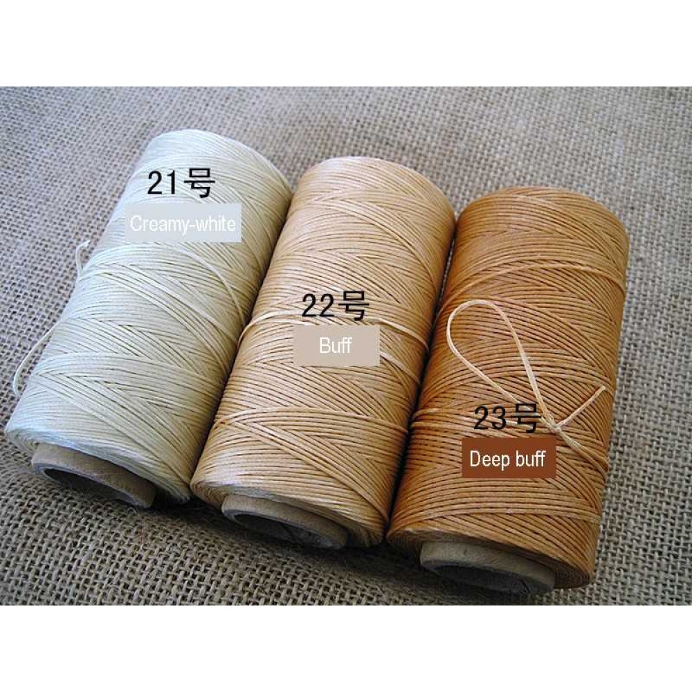 Hand stitching thread, Flat waxed thread, 150D, 260m, 29 color, 1mm